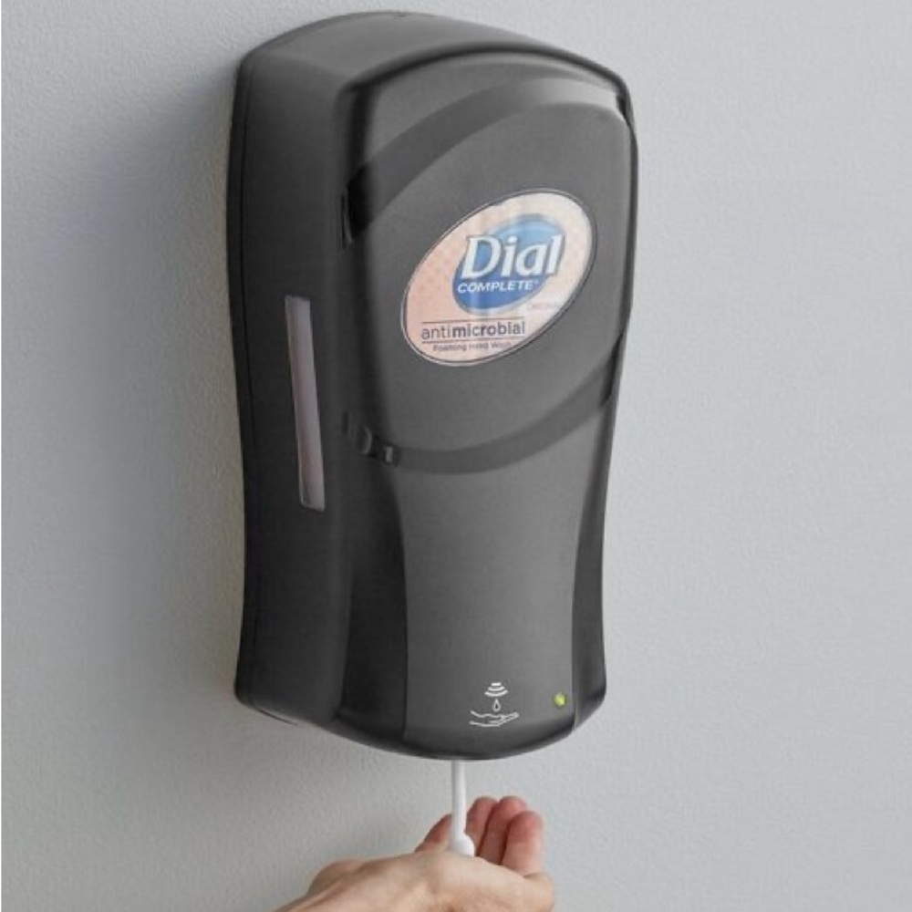 Dial Complete Black Soap Dispenser